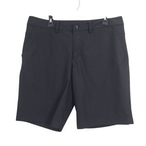 Lululemon The Work Shorts‎ Warpstreme Sz 36 Black Casual Stretch Preppy LM7929S